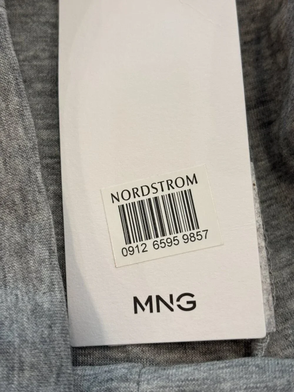 Mango MNG Medium Grey Wide Leg Pants | Size Large | New with Tags